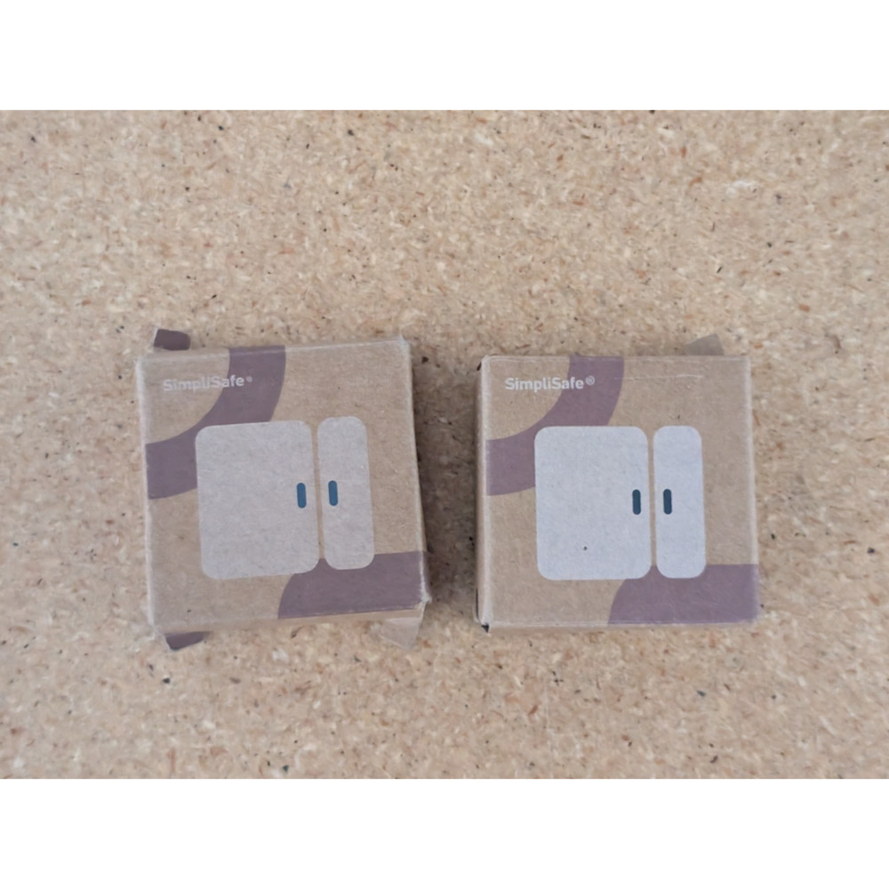 Lot of 2 SimpliSafe Door Entry Sensor w Magnet SSESE ES3 - Open Box